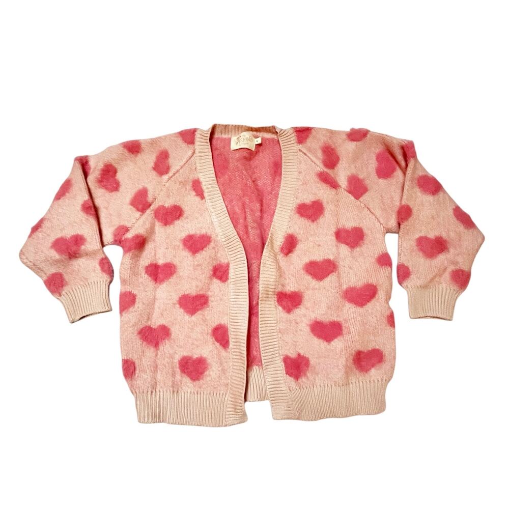 NEW The Wishing Elephant Heart Cardigan Sweater Size 4T